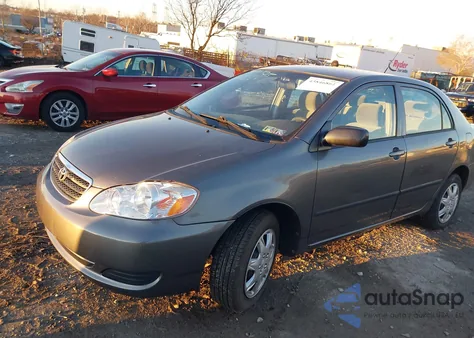 2006 Toyota Corolla Ce from USA, damaged, VIN 2T1BR32E56C681733